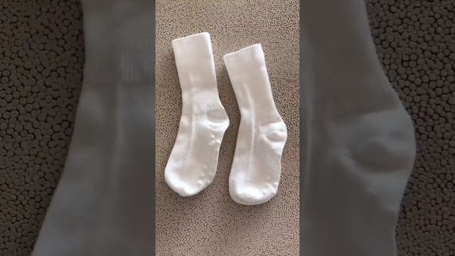 Как отбелить / отстирать носки за 5 секунд смотреть онлайн