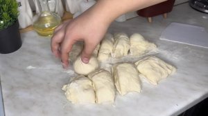 Учпучмаки! Татарское блюдо Эчпочмак!  Самый простой рецепт!  Тесто на воде