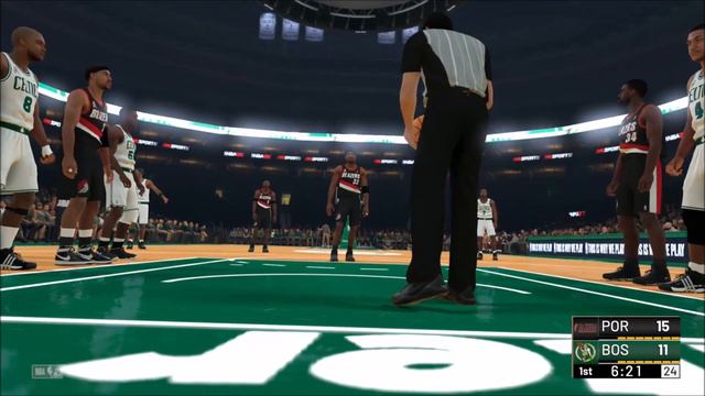 NBA 2K2 Re-imagined: Blazers vs Celtics Cpu vs Cpu Beta W.I.P. for 2K19 смотреть онлайн
