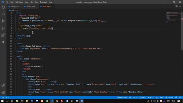 CRUD MongoDB + PHP : Update data смотреть онлайн