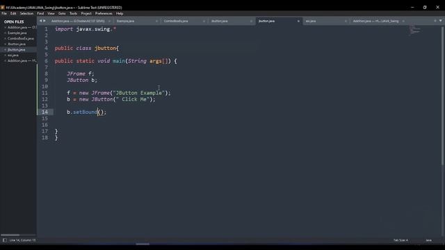 JButton in Java Swing | Java GUI | Java Programming Tutorial смотреть онлайн