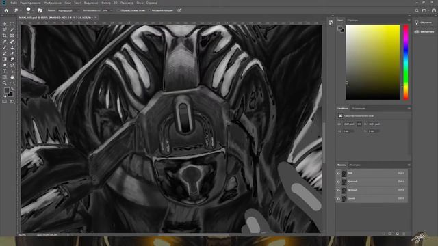 MAKLAUD PROJECT 19 ANGRY MONKEY SPEEDPAINT PHOTOSHOP смотреть онлайн