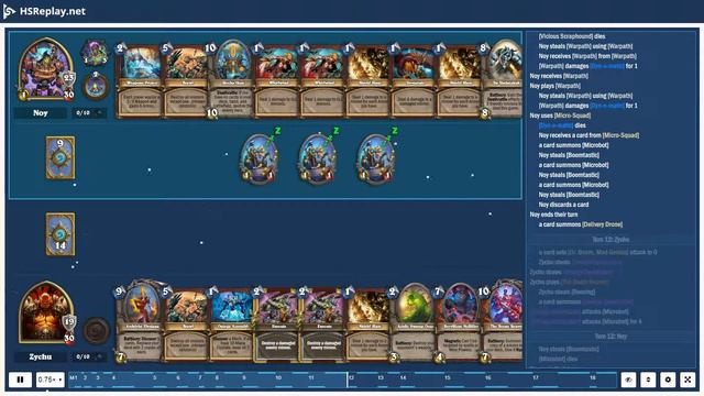 ProGaming - Hearthstone, Control Warrior(16) vs Mecha'thun Warrior(16) by Noy and Zychu, Ranked -.. смотреть онлайн