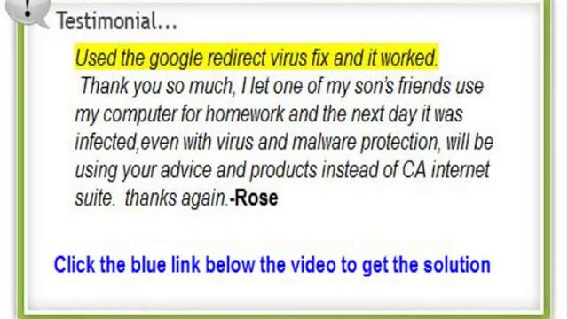 google redirect virus removal tool windows 7 (My working solution) смотреть онлайн
