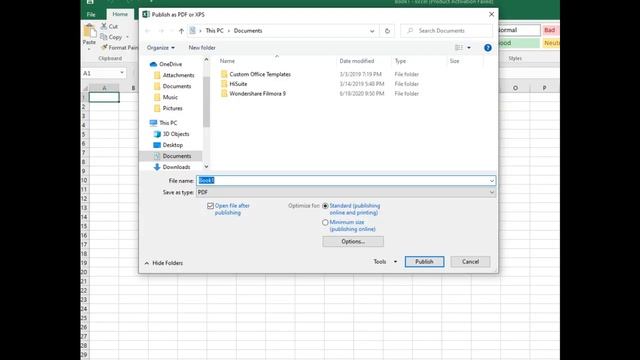 How to convert Microsoft Excel file to PDF without internet | Excel to PDF | EXCEL 2016 | Lessonat смотреть онлайн