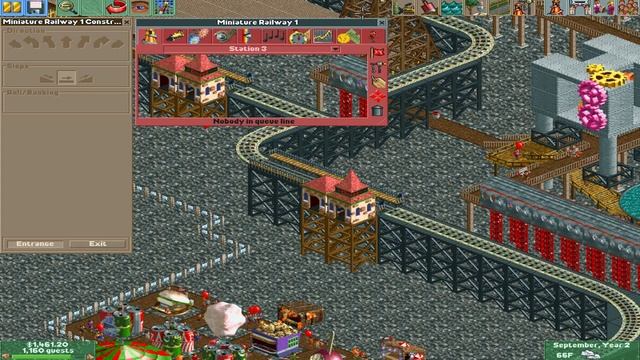 Roller Coaster Tycoon 2: Let's Get Wet - Factory Capers - Miniature Railway (Episode 08 Part 2) смотреть онлайн