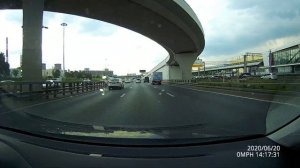 На машине по Москве (Чертаново-Лефортовский тоннель)Moscow drive.