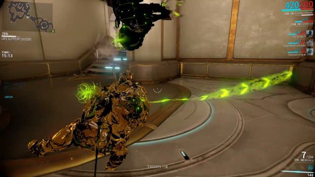 Warframe Gameplay --Mastery Rank 15-- Rhino Prime - Brakk, Dragon Nikana - T2 Surv. (Canibus Music) смотреть онлайн
