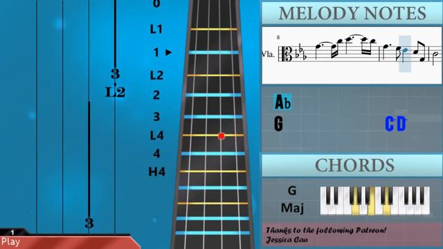 How to play Requiem for the Brigadier General (Fullmetal Alchemist Brotherhood) on Viola смотреть онлайн