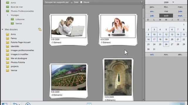 3-6 - photoshop elements 11 - Afficher par dates смотреть онлайн