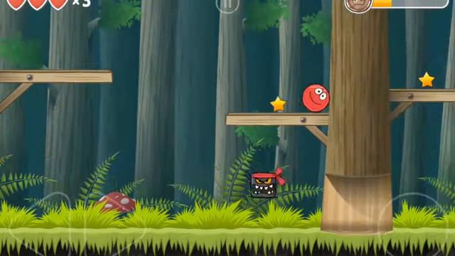 Мультфильм и супер игра Red Ball, учимся проходить уровни с16 по 22 смотреть онлайн