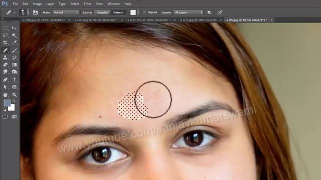 #24 Spot Healing, Healing and Patch brush tool in Photoshop смотреть онлайн