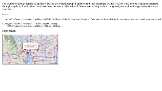 GIS: Add an image to a popup in a Leaflet map смотреть онлайн