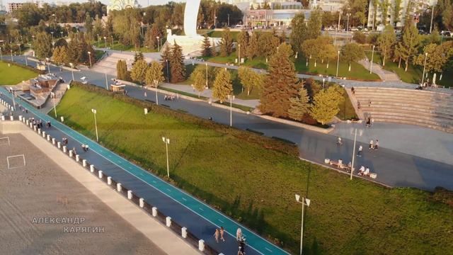 Самара город на Волге / Ладья / Набережная / август 2019 г./ Russia смотреть онлайн