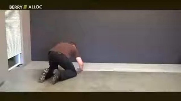 Как уложить ламинат с алюминиевым замком #Alloc?