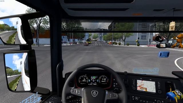 Euro Truck Simulator 2 - Scania S580 V8 - Rumunsko смотреть онлайн