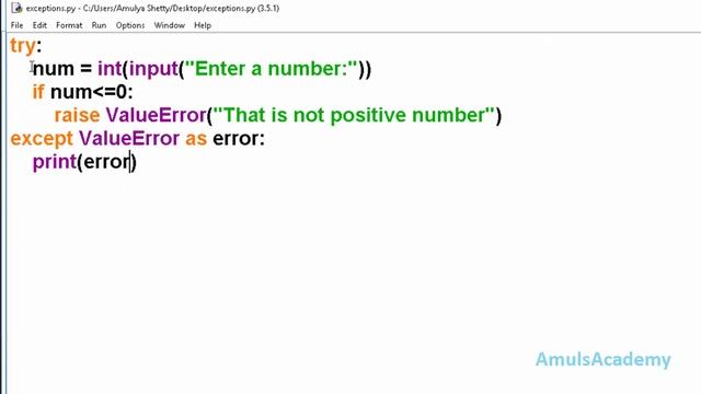 Python Programming Tutorial - Exception Handling part 2 смотреть онлайн