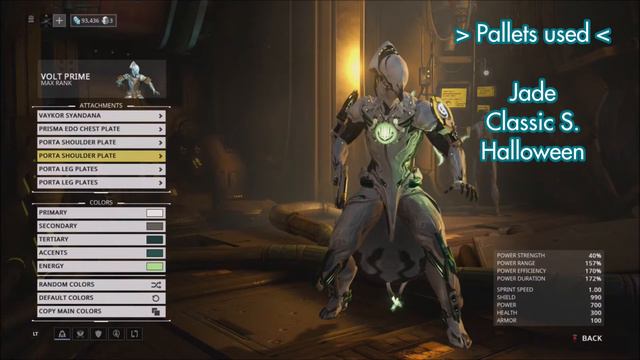 Waframe Volt prime Color schemes *Kill em wit style* смотреть онлайн