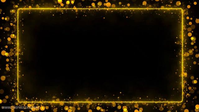 golden particle border video frame templet green screen video смотреть онлайн