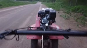 Новая большая телега для мотоблока: хреновина