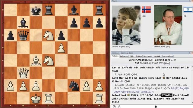 Шахматы. Карлсен - Гельфанд. ОСТРАЯ БОРЬБА, подкреплённая ЗНАНИЕМ! смотреть онлайн