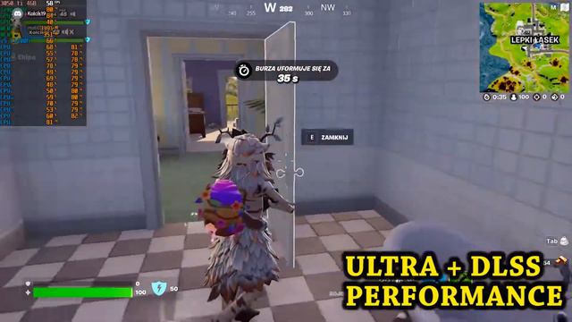 Fortnite: ASUS TUF GAMING F15 (RTX 3050 Ti 4GB TGP 60-75) FPS TEST