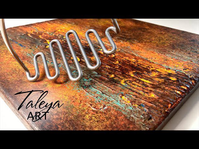 ЗОЛОТО ДЮНЫ  / ТЕКСТУРНАЯ АБСТРАКТНАЯ КАРТИНА  / Abstrakte Painting