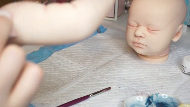 Adding Realism Under The Skin | REBORN Mottling | Melissa Ferrante смотреть онлайн