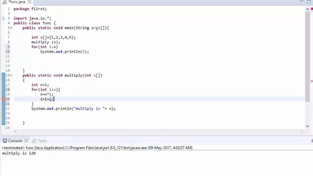 JAVA HINDI TUTORIAL-28 | How to pass array in method as arguements. смотреть онлайн