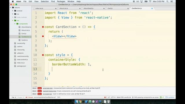 38 - Dividing Cards into Sections in React Native смотреть онлайн