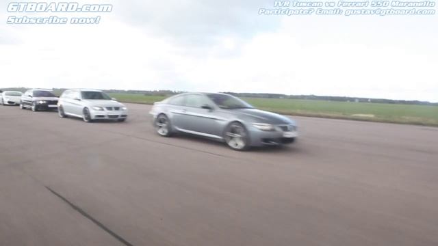 HD: Ferrari 550 Maranello vs TVR Tuscan: GTBoard.com смотреть онлайн