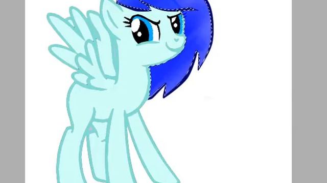 Рисуем пони Лайтнинг Флай на манеке Paint tool sai смотреть онлайн