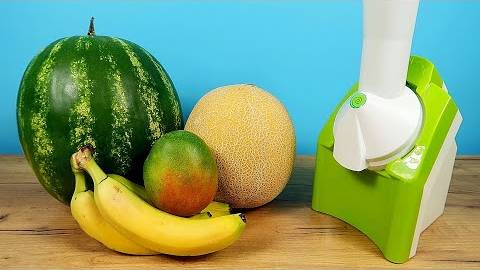Мороженое из Арбуза, Манго, Дыни и Банана на китайском Ice Cream Maker! Получится или не смотреть онлайн