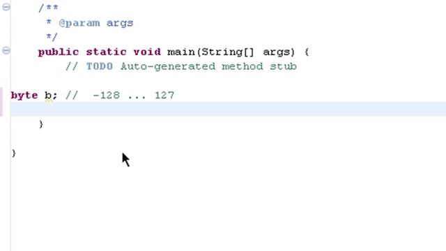 Datentyp Byte - (Java 1-011) смотреть онлайн
