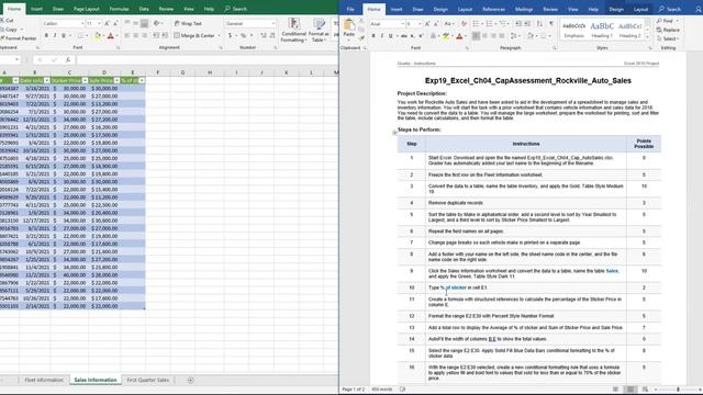 Excel Chapter 4 - Grader Project смотреть онлайн