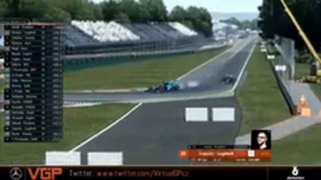 Mercedes-Benz Virtual GP 2019 - 11. závod - Monza - F1 hybrid смотреть онлайн