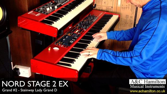 NORD Stage 2 EX Grand Pianos Demo - A&C Hamilton смотреть онлайн