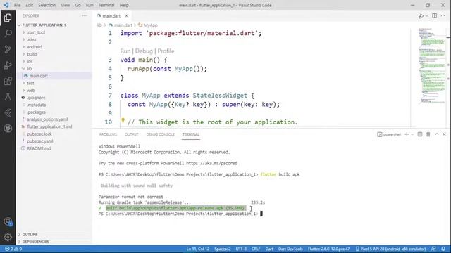 How to Create APK in Flutter Visual Studio Code | VS Code | Hindi смотреть онлайн