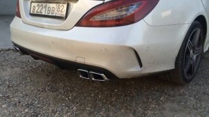 Тюнинг Краснодар спорт выхлоп Mercedes W218 CLS 63 AMG (tuning-elite.com)