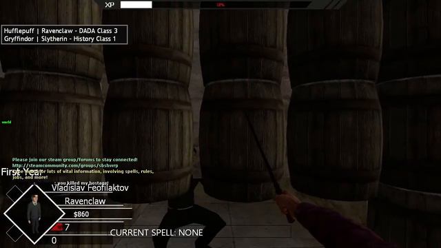 СБЕЖАЛ С УРОКОВ В ХОГВАРТСЕ! (garry's mod hogwarts rp server) смотреть онлайн