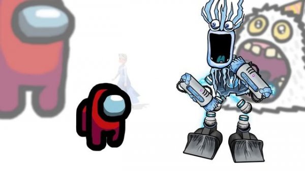 Mini Crewmate Kills All WUBBOX Characters | Among Us