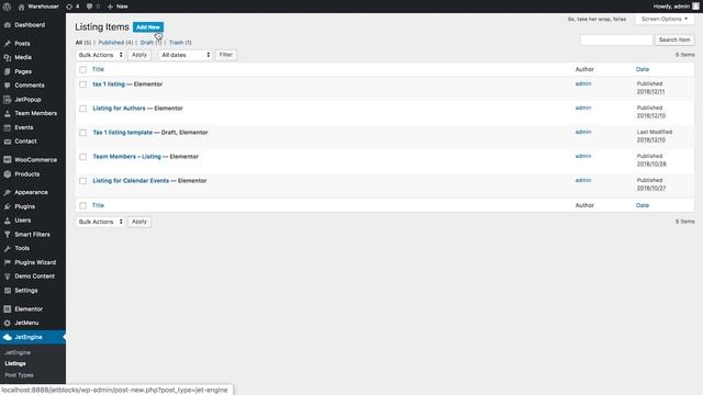 JetSmartFilters: How To Create The Date Range Filter And Apply It To JetEngine Listing