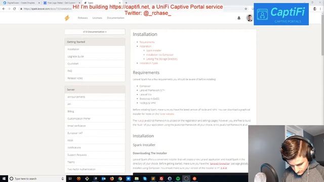 [PHP, Laravel/Spark, VueJS] Watch me build https://captifi.net, a UniFi Captive Portal service смотреть онлайн