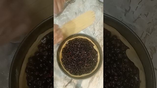 Черничный пирог