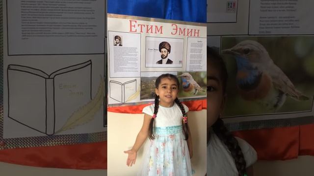 Стих Етима Эмина- Гьарай эллер. Читает воспитанница средней группы Гасретова Карина смотреть онлайн