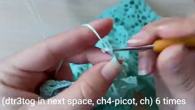 Класична серветка гачком, 37 ряд смотреть онлайн