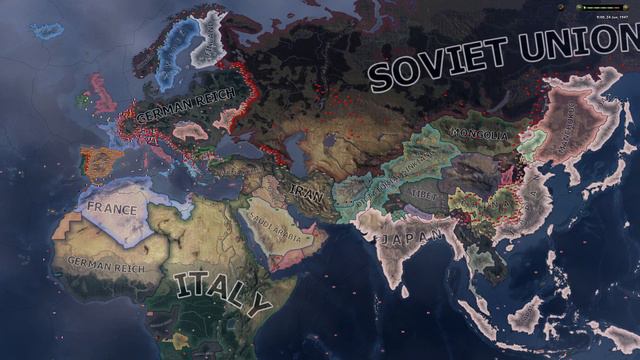 HOI4 Timelapse - What if there were no factions in 1936? смотреть онлайн