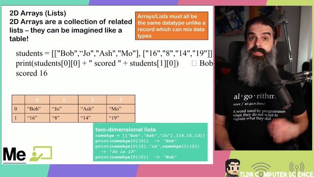 Python Tutorial for Beginners - Lesson 7 - Strings and 2D Lists смотреть онлайн