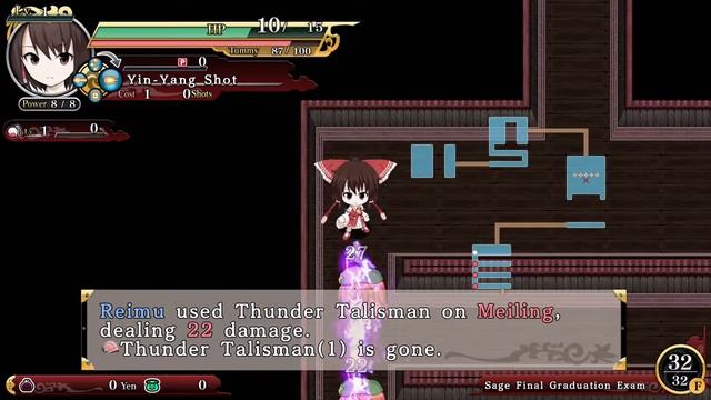 Touhou Genso Wanderer - Sage Final Graduation Exam Walkthrough смотреть онлайн