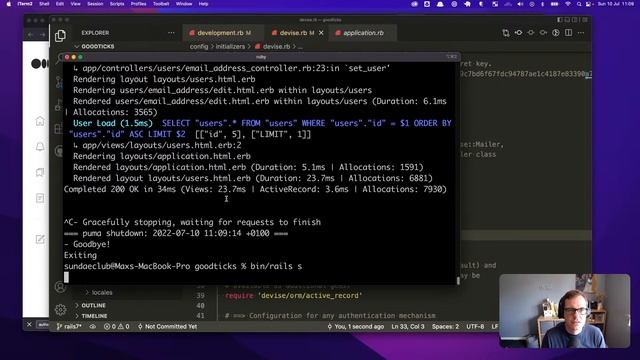 Sending emails from our Rails app | Ruby on Rails Livestream смотреть онлайн